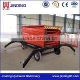 4 Tyres Mobile Electric Scissor Lifting Equipment With Good Price thumbnail-1