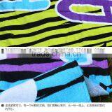 Bright Purple Color Customer Special Design Velour Printed Surf Beach Towel Bag thumbnail-4