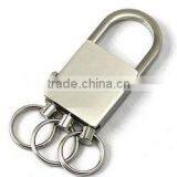 Square Multi Ring Metal Keychains