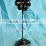 2012 Metal Flower Pattern Holder Name Card Clip LFM0016