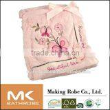 Personalised Baby Fleece Animal Blankets - Butterfly and Bear thumbnail-1