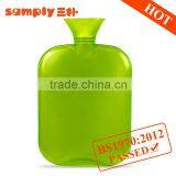 Hot PVC Hot Water Bottle Classic Big Capacity Green Anti-scald