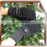 Black Men Pig Skin Gloves