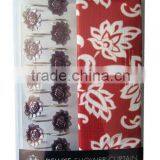 Flower Pattern Peva Shower Curtain thumbnail-1