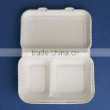 HL-96 -2 100% Biodegradable Bagasse Clamshell Box Quality Choice thumbnail-3