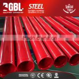 latest building materials round Section Shape hollow red fire sprinkler epoxy lined carbon steel pipe