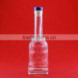 Hot Quality Cheap Elegant Woman Body Bottle 500ml Paint Greagne Bottles Glass Embossed Betterfly Bottles thumbnail-4