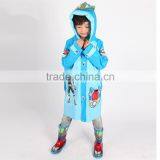 2016 New Design Hot Sale Oem Korean Students Cartoon Clear Rain Coat thumbnail-2