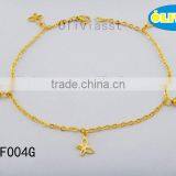Hot 2016 Gold Chain Anklet With Toe Ring thumbnail-1
