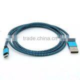 Factory Price 1M For Samsung Fabric Braided Micro USB Cable With Data and Charging Cable thumbnail-3