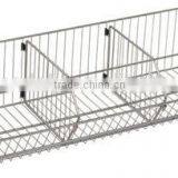 Chrome Stacking Wire Basket 355 x 915 x 230mm thumbnail-2