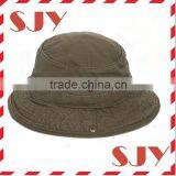 Washed Cotton Fishing Hiking Outdoor Bucket Hat thumbnail-1