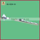 Pedboard Hook for Wall Mount System Aquare Tubing 400 L Chrome thumbnail-2