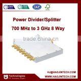 Power Divider/Splitter 700 MHz to 3 GHz 8 Way