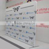 Curved/straight/S-shape Wave Tube Tension Fabric Wall Display