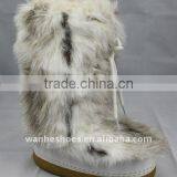 Long Hair Fur Moon Winter Boots