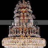 FOWDA Luxury crystal pendant lamp