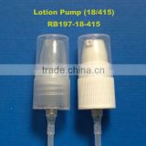 18/415 Plastic PP Lotion Pump screw type