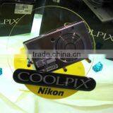 Acrylic Counter Top Display - Camera / Acrylic Product Display / Acrylic Visual Merchandiser