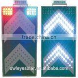 Leading Arrow Solar Sign /solar Flashing Arrow Signs/solar Directional Arrow Sign