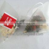 OEM Servies Heat Seal Food Grade Transparent Pyramid Tea Bag Varies Kind Of Tea Bag