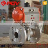 Flange Pneumatic Ball Valve Stainless China Manufacturer thumbnail-2