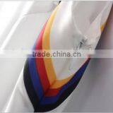 White Snoopy Print Pleated Belt Sleeveless Chiffon Dress thumbnail-4