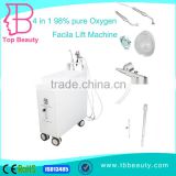 2015 Best Portable 4 In1 Oxygen Therapy Anti Aging Machine Facial Machine For Beauty Salon 98% Pure Oxygen Oxygen Skin Treatment Machine