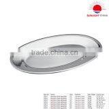 Stainless Steel Serving Tray/stainless Steel Oval Tray/mirror Oval Serving Tray thumbnail-1