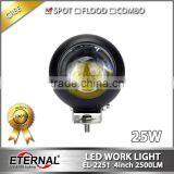 4in Round 25W High Power Cob Led Work Light 4x4 Jeep Off-road SUV High Power Led Fog Light thumbnail-2