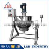 Wenzhou Best Price Tilting Boiling Pan Machine Cooking Pot/Electric Jacketed Cooking Kettle With Agitator for Sale thumbnail-1