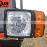 Everun ER08 Hydraulic Small Wheel Loader for Sale With 800KG Loading Capacity, Snow Blade and Overseas Service thumbnail-2