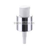 Good Quality Cream Pump With Silver Aluminum Collar thumbnail-3