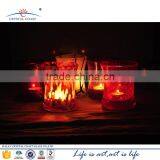 HANDCRAFTED VOTIVE GLASS CANDLE HOLDER; EMPTY WAX CANDLE HOLDER thumbnail-3