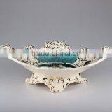 BISINI Luxury Candlestick, Home Decorative Items Ceramic Candleholder, Royal Blue Series Candlestick (BF01-S333-01A) thumbnail-3