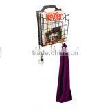 Vintage Wall Mounted Rustic Metal Wire Magazine Storage thumbnail-3