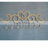 Shabby Chic Decorative Wrought Iron Wall Hook thumbnail-1