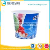 IML Design 6oz Container of Yogurt, Yogurt Cup Packaging Supplier