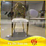 Hot Sale Modern Stainless Steel Rose Gold Dining Chair thumbnail-3