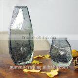 Different Types Irregular Shaped Blown Clear Glass Flower Vase thumbnail-4