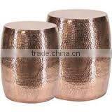 Copper Hammered Side Table thumbnail-2