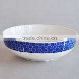 12" Porcelain Round Jumbo Pasta Bowl With Christmas Design Printing thumbnail-2