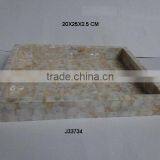 Mother of Pearl Rectangular Tray Colours Size Can be Customized thumbnail-1