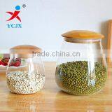 Round Glass Sealed Storage Jar / Borosilicate Glass Food Jar thumbnail-1