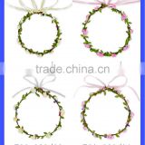 Deluxe Braided Leather Floral Headband