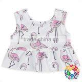 Little Baby Girl Two Pieces Pink Swan Swimsuit thumbnail-1