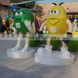 Fiberglass M&M Cartoon Sculpture thumbnail-3