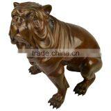 Handicraft Bulldog Life Size Dog Statues Bronze Sculpture