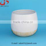New Design Hot Sales Ceramic Wood Border Flower Pot, Plant Pot thumbnail-3
