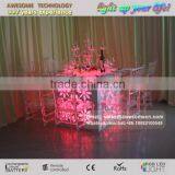 Led Lighted Acrylic Dining Use Wedding Table for Sale thumbnail-1